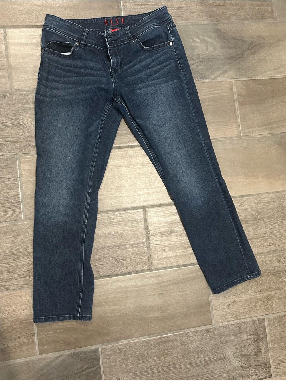 Elle Indigo Straight Leg Jeans